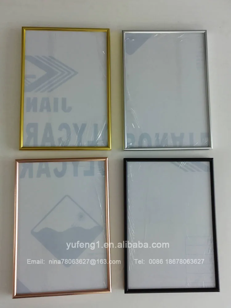 TOP 2018 metal photo frame and silver gold photo frame 24x36 30x40 40x50 50x70 60x80 70x90 70x100