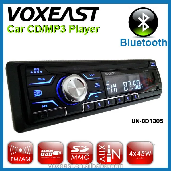 
Detachable panel high power car MP3 CD RADIO with RDS & BT 