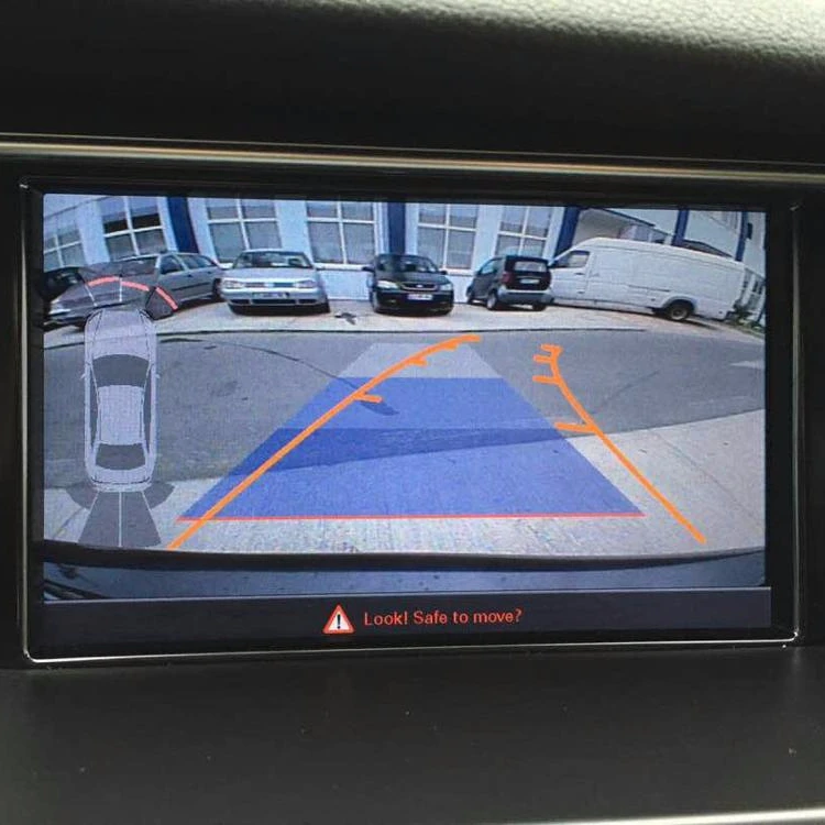 Dynamic Parking Guidelines Rear View Camera Interface for MMI