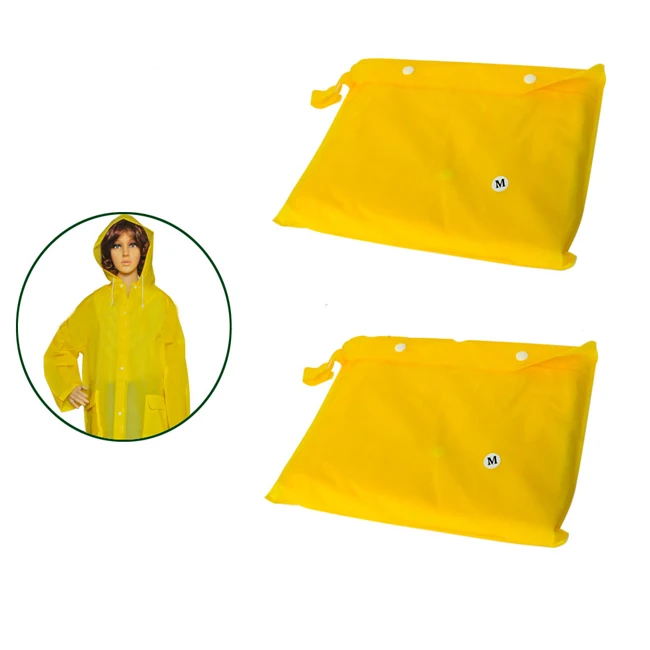Wholesale EVA Material Rain Raincoats/ Promotional Disposable Raincoat,