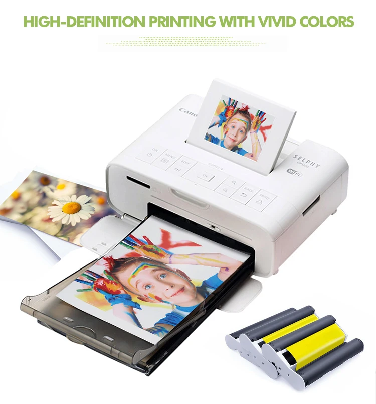 photo paper compatible selphy printer ribbon and paper set for kp 108in selphy cp1200