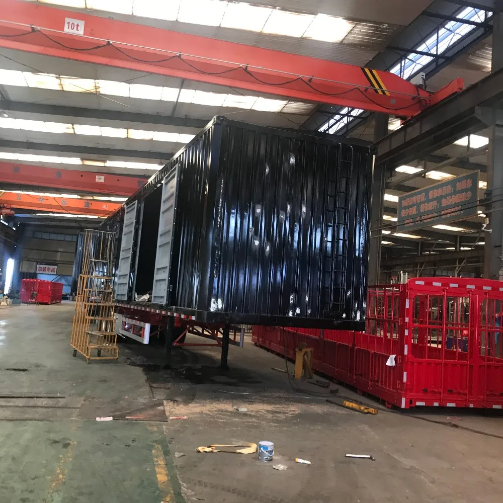 used shipping container dolly 40ft container trailer container flatbed trailer box loader