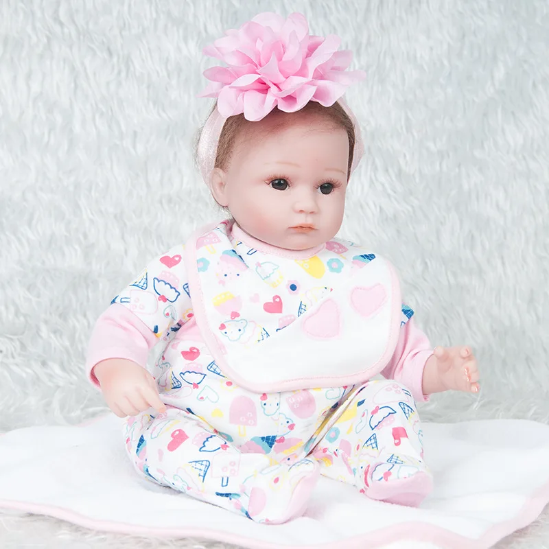 Wholesale Factory Lifelike Full Body Silicone Naked Reborn Doll Kits Newborn Baby toy