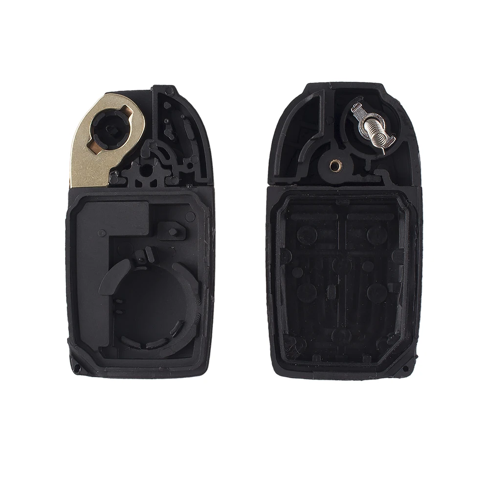 KEYYOU 4 Button Folding Smart Remote Case Flip Car Key Shell Case Fit For Refit VOLVO S40 V40 V90 C70 S60 S80 S70 Replacement