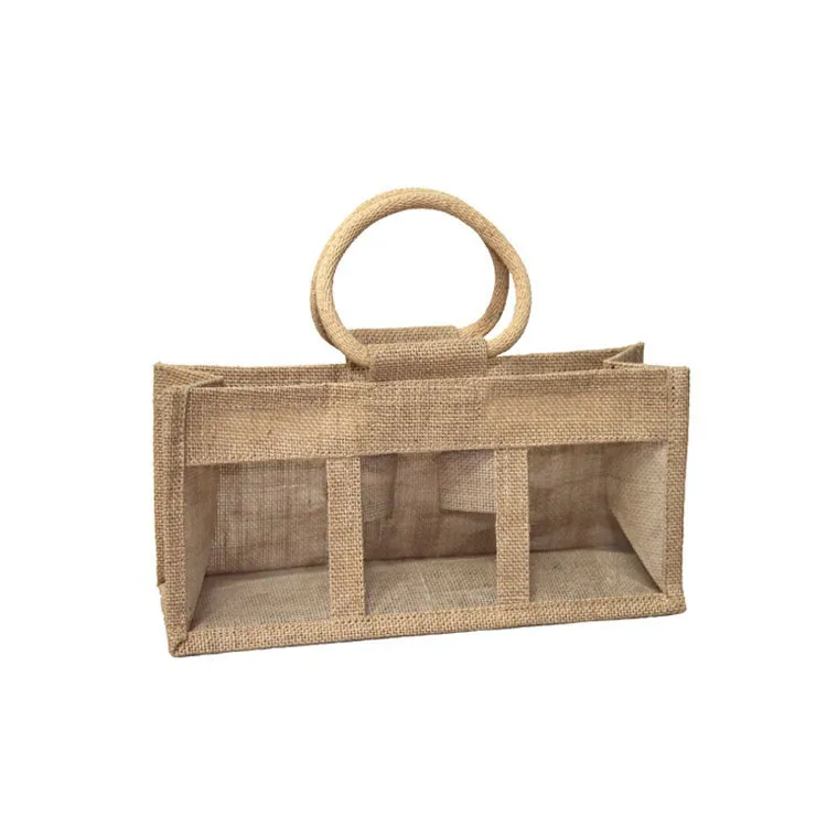 
New fashion cheap pattern printed jute material tote jute bag, Wholesale high quality jute bag 