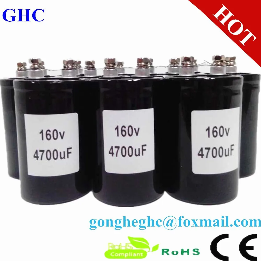 High voltage Capacitance 160v 4700uf Electrolytic Capacitor