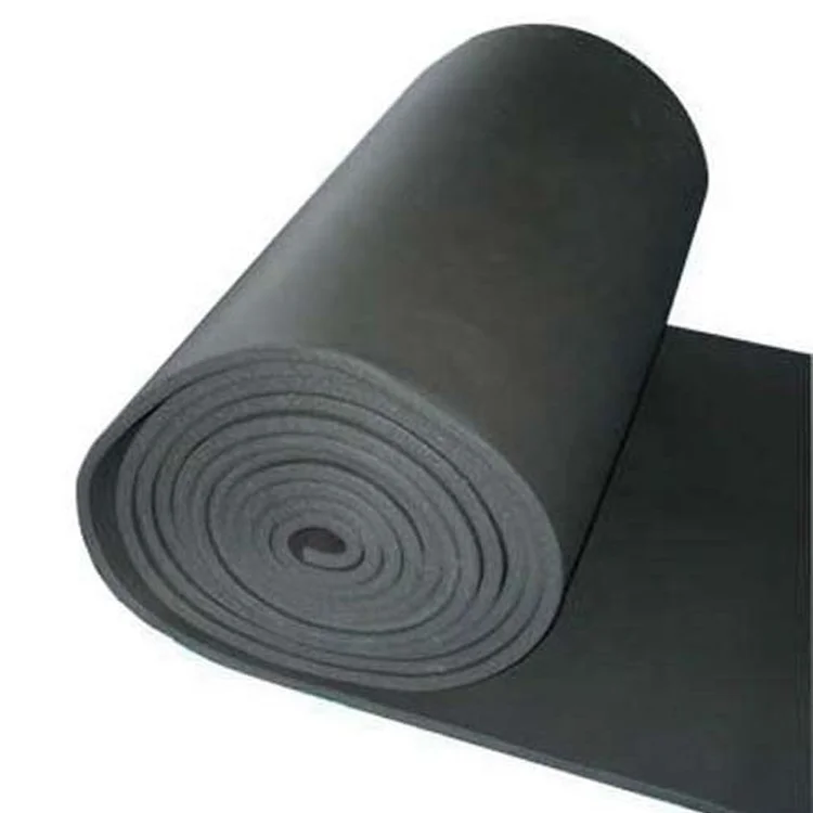 Rubber Foam Insulation 45-65Kg/m3 Black Nitrile Rubber Foam Insulation Sheet