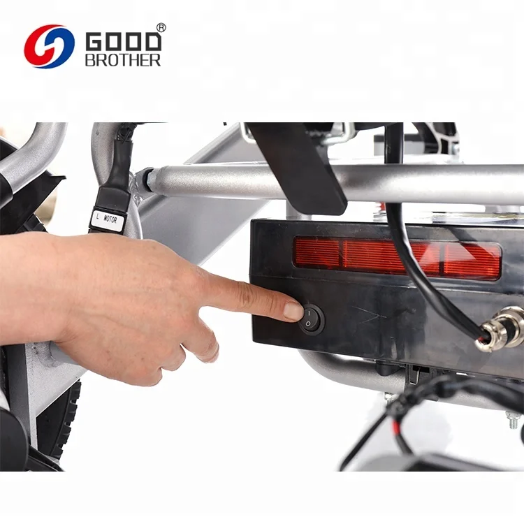 Hg-n530 Electronic Magnetic Brake System Light Aluminum Frame Folding Electric Power Wheelchair