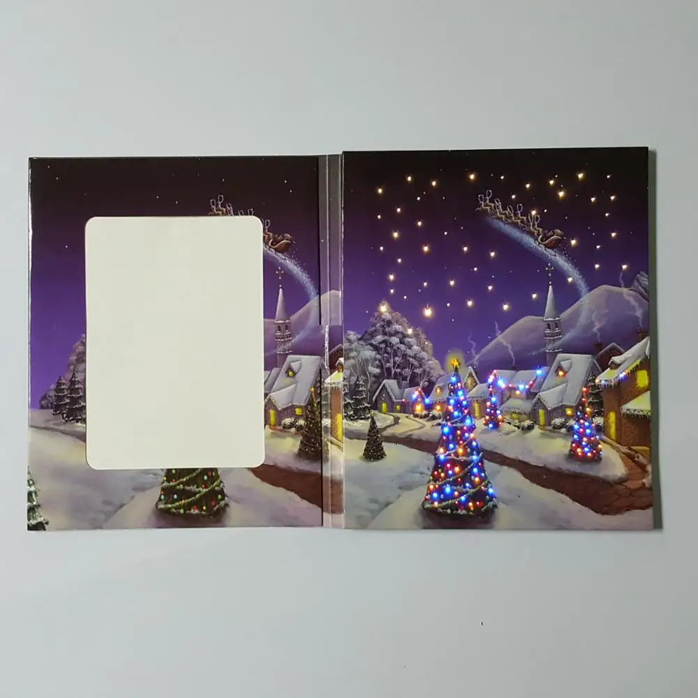 
2017 led glass photo frame made to order 