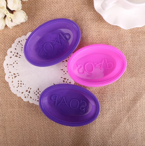 A Single Ellipse Soap Mold Food Grade DIY Silicone Soap Mold Cooking Tools For Kitchen homemade