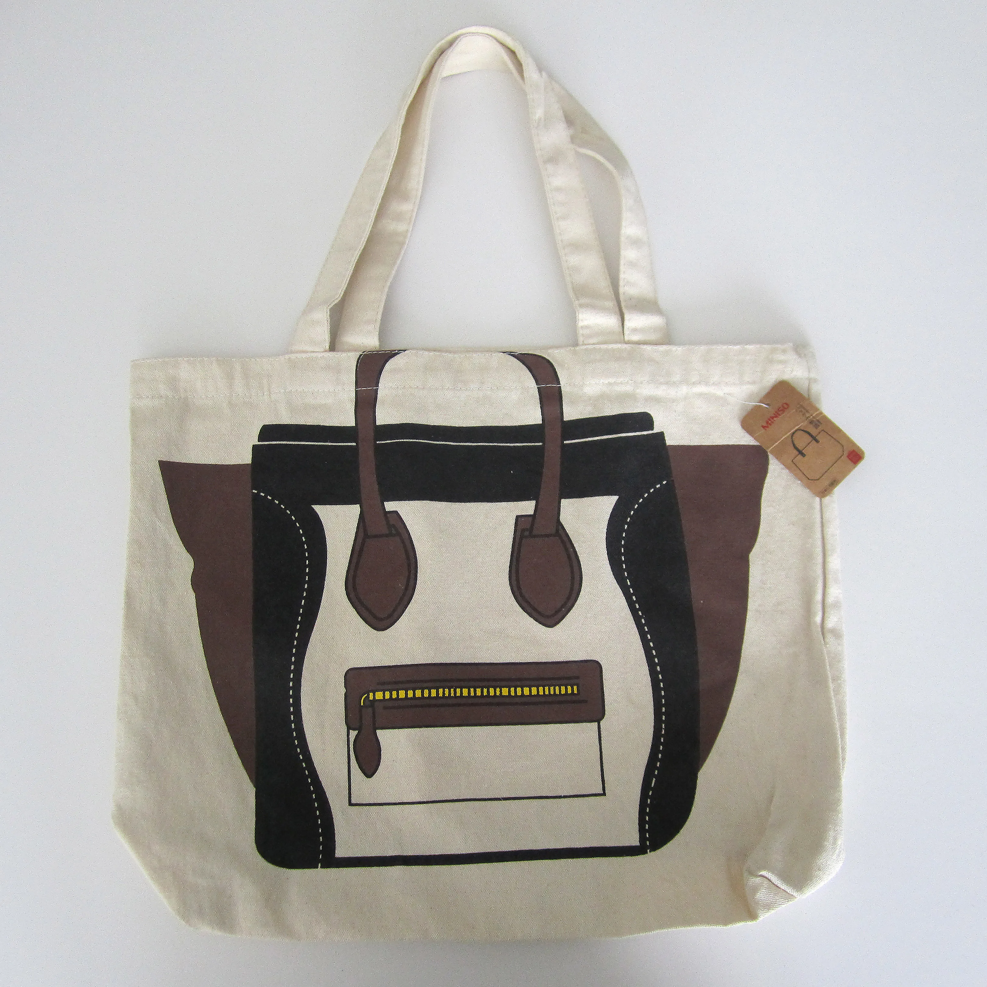 
wholesale recycled canvas shopping bag fashionable cotton bag tote with handles 