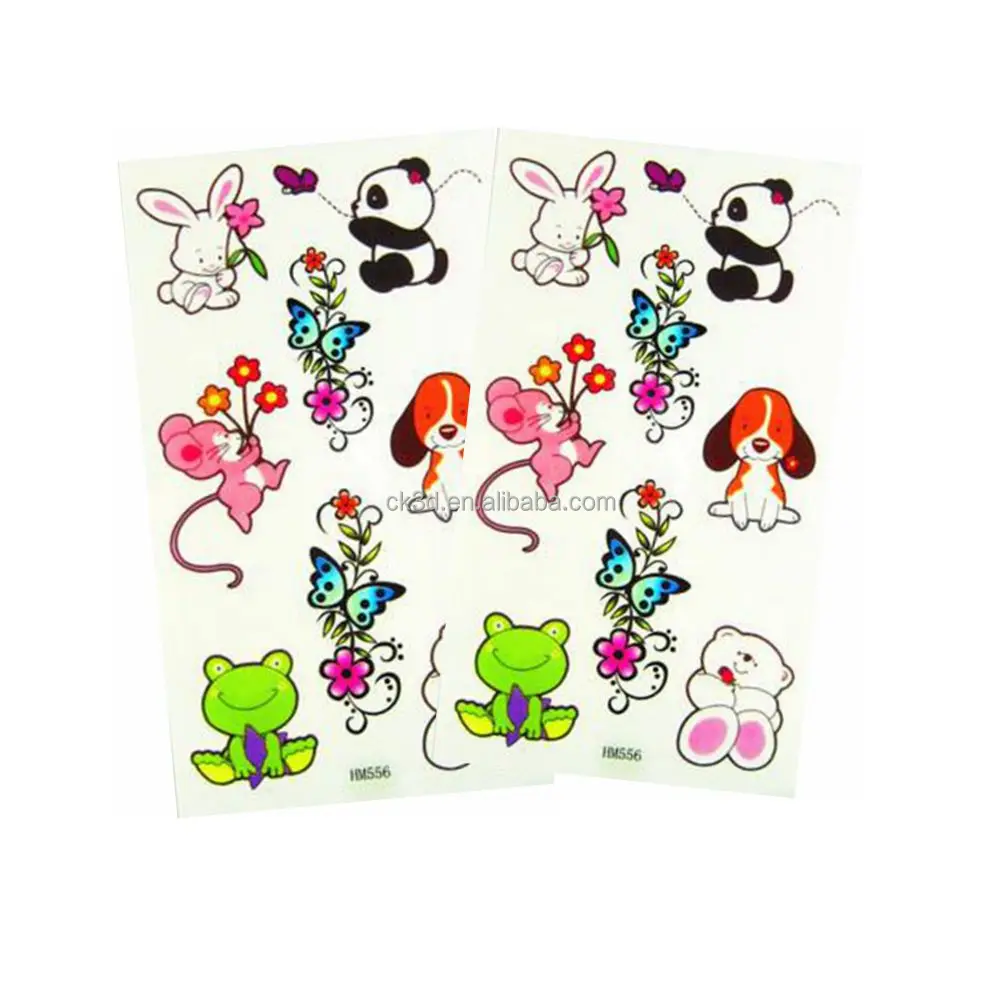 Water Transfer Easy Remove Finger Promotional Gift For Kids Non-toxic Tattoo Sticker safe tattoo ink