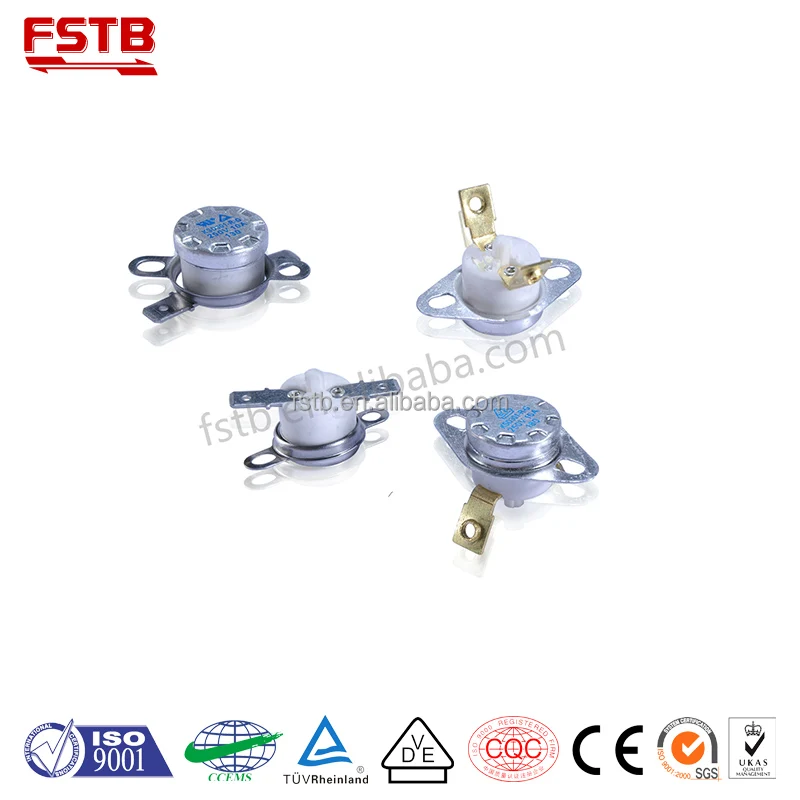 FSTB Home Appliance Parts Type Bimetal Thermostat KSD301 Temperature Limiter Switch Electric Water Heater