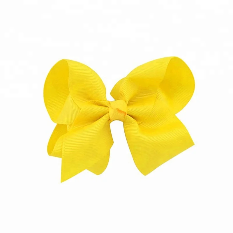 Hair Accessories Wholesale Big Baby Kids 6 Inch Hair Bows With Clips