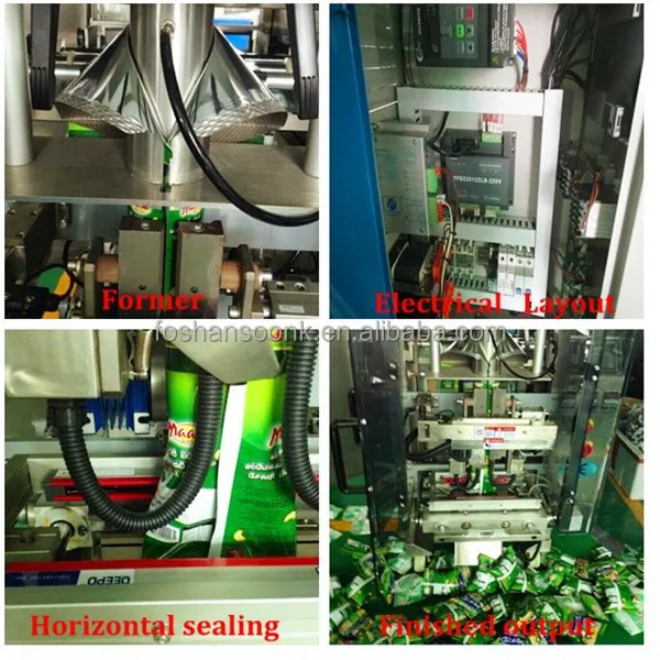 Sk-k220 500 г, 1 кг закуски вертикальная упаковочная машина с 10 головками весов