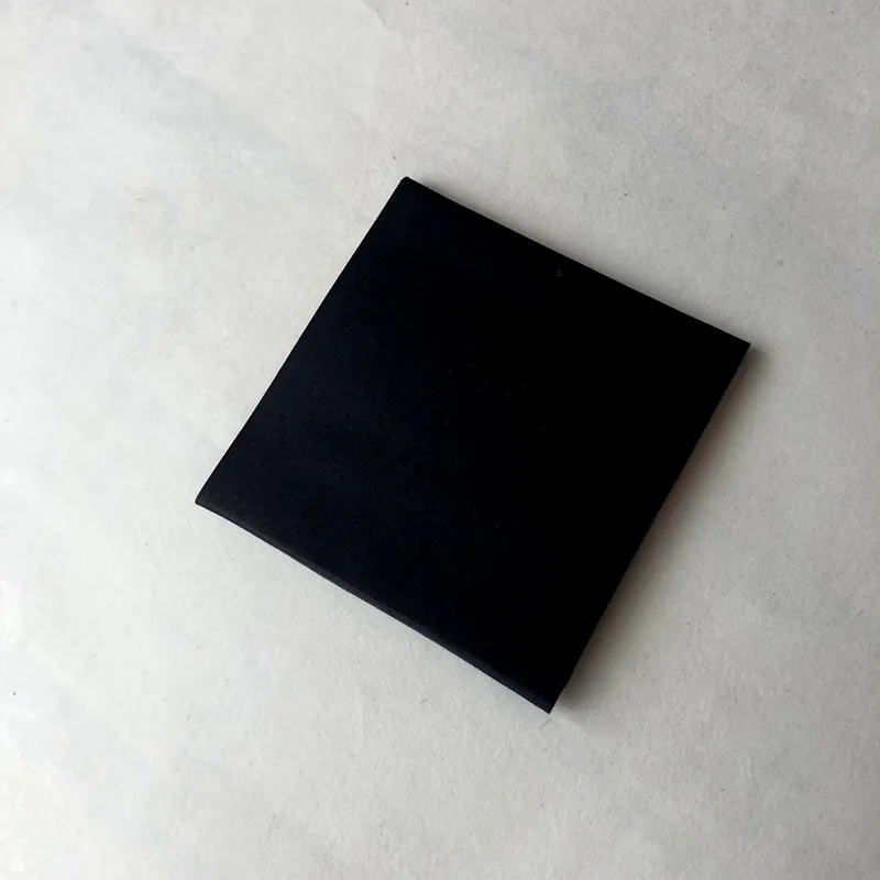 Promotion Small Pocket Black Paper Cover Memo Pad Colorful Sticky Notes