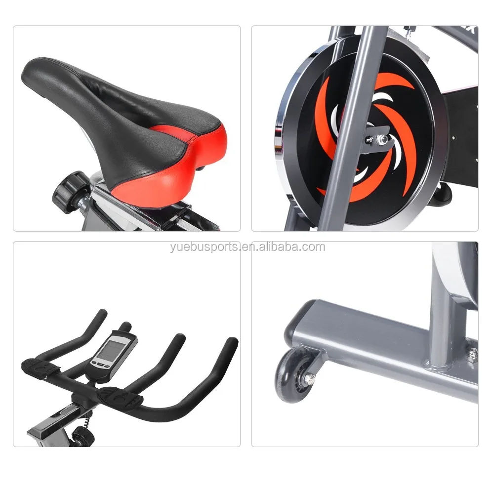 
Commercial Indoor Cycling Bike Professional Speed Bike Silent Belt System YB-S4000 with 20KG Flywheel Weight Loss Machine 
