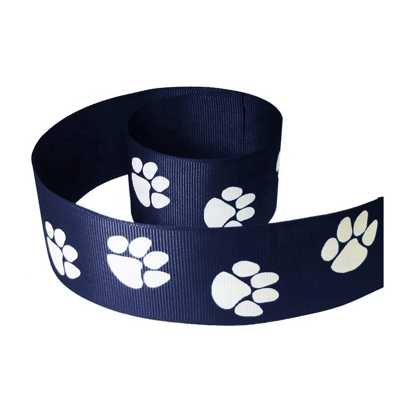 1 дюймовая корсажная лента с принтом логотипа на заказ оптом