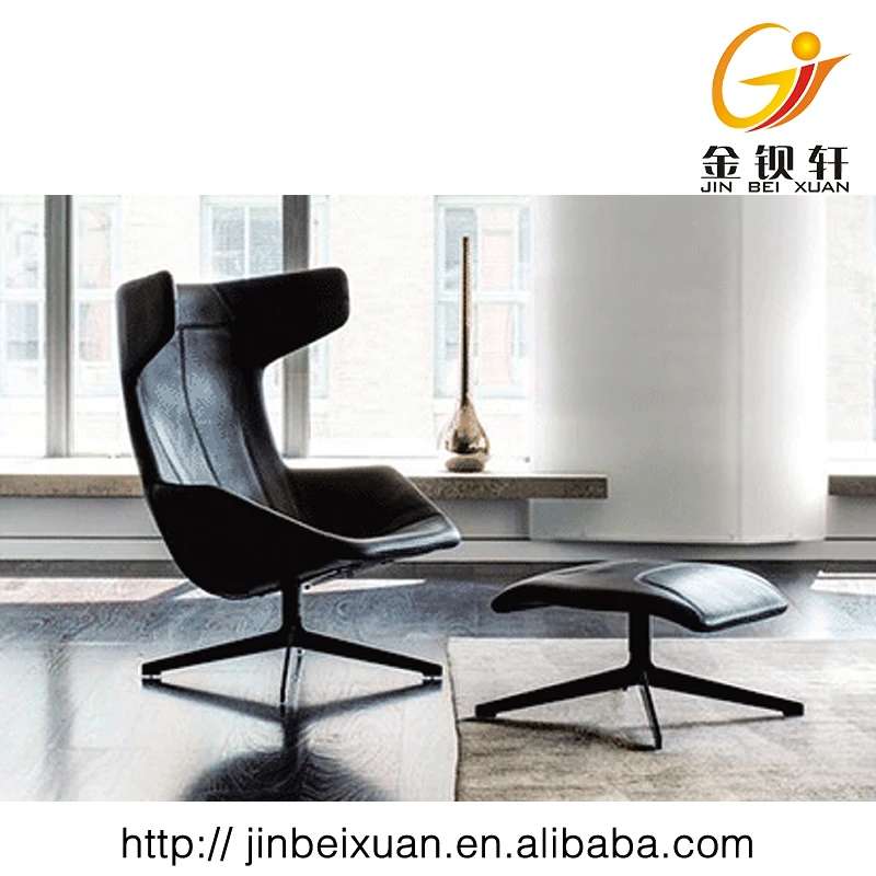 Good quality 200kg white boss executive office charles lounge chair sale ottoman modern