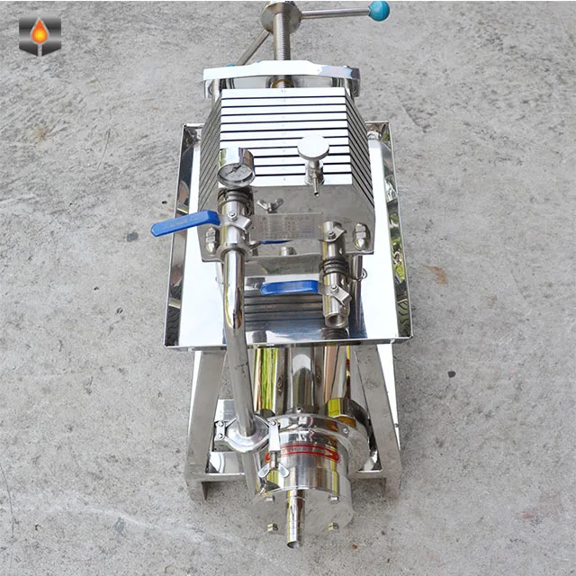 plate frame oil filter press machine for plant seeds crude oil