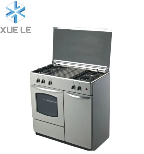 
4 Gas Burners Free Standing Gas Cooker with Oven 