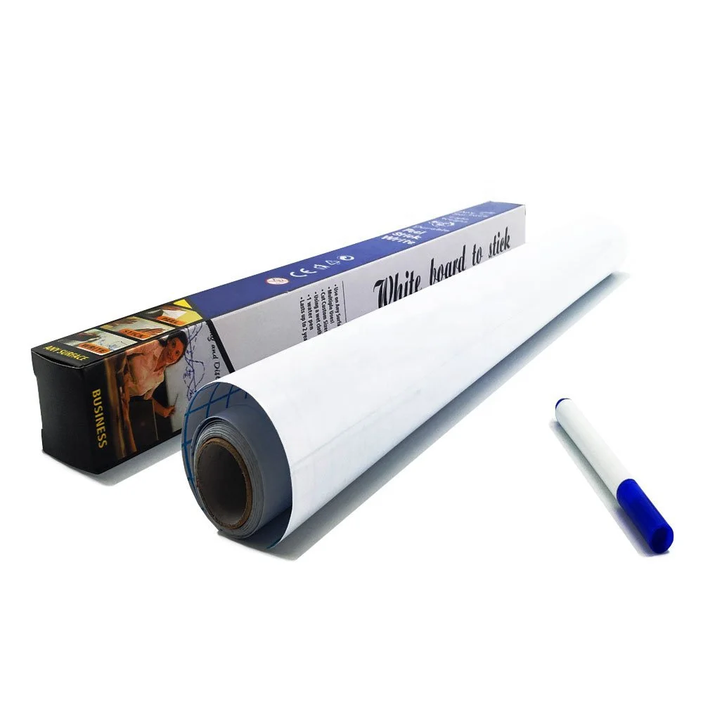 Заказной 45X200cm сухой чистый Съемный ПВХ ластик Белая Доска стикер складной лист Магнитная Доска стикер