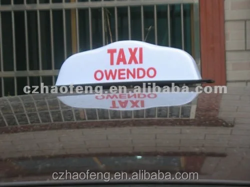 HF31-013 led taxi roof signs taxi top advertising light box taxi advertising light box