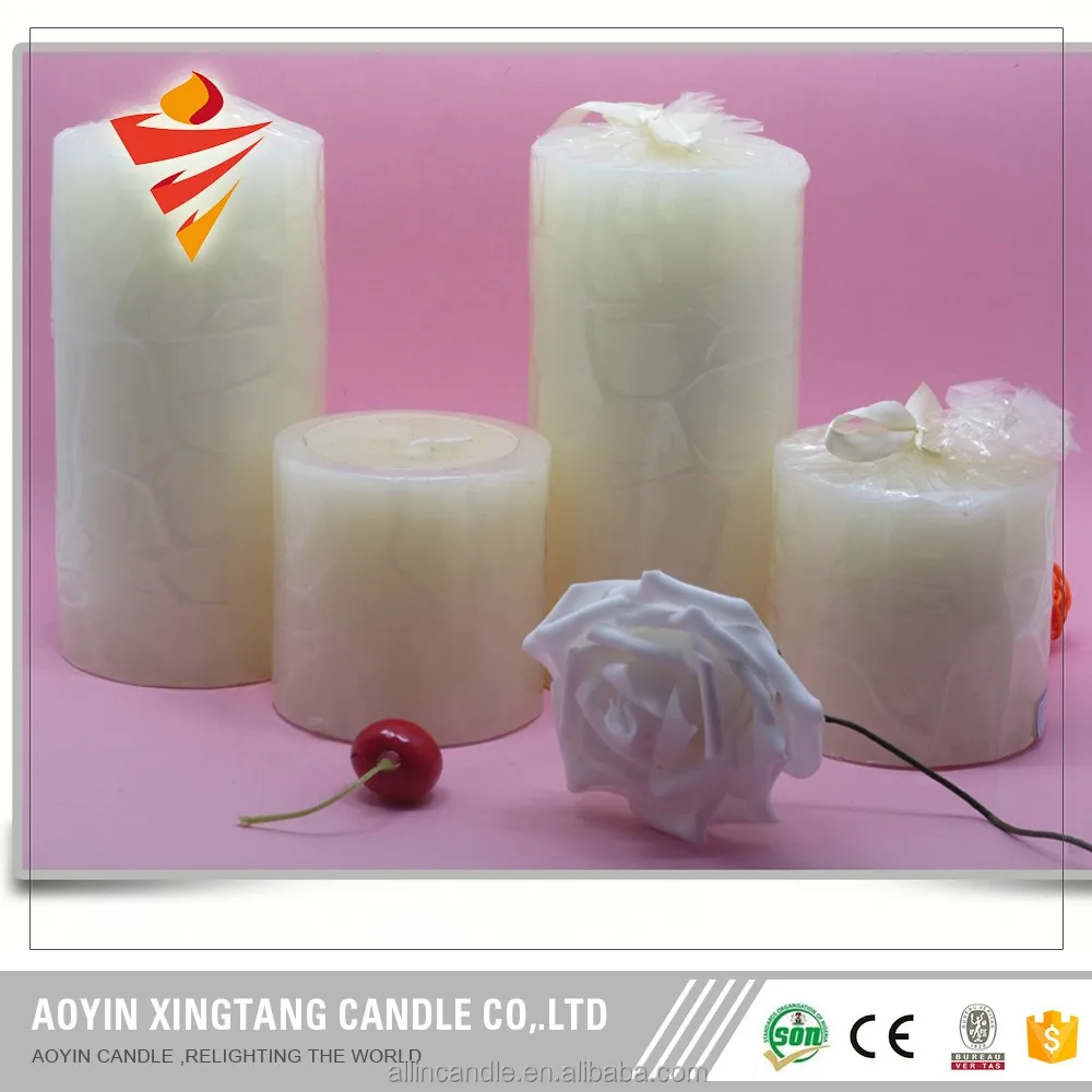 paraffin wax for christmas decorative candle cheap pillar candles 3x6