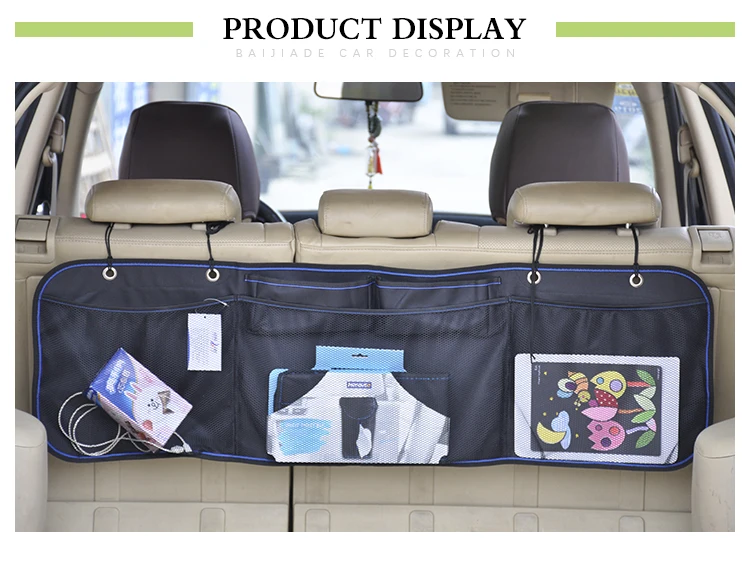 Car Seat Back Organizer Backseat Multi Pockets Organizador Para Auto For Back Seat