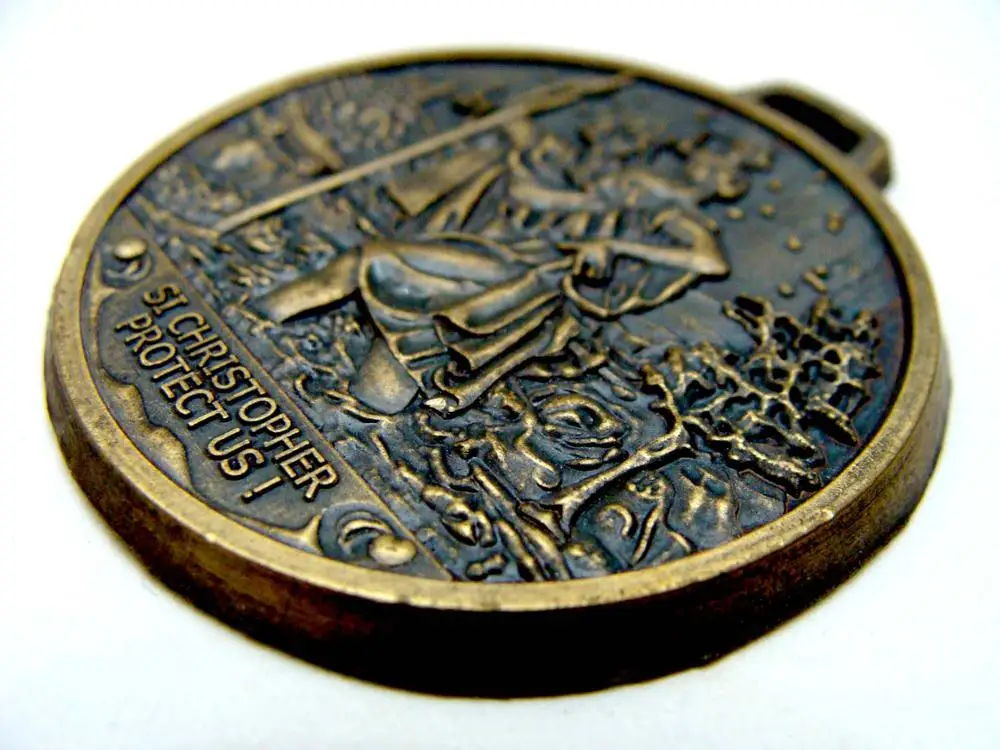 st christopher catholic saint christopher medal
