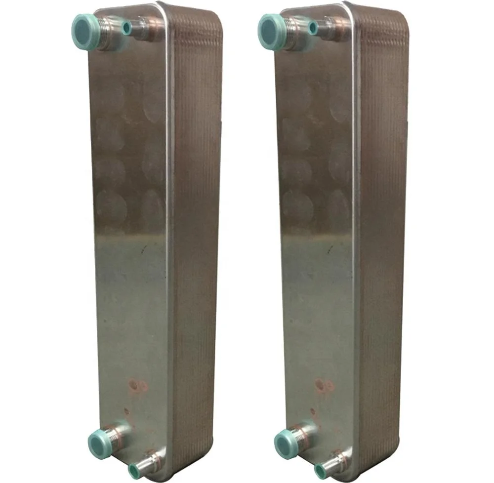 High efficiency heating exchanging brazed plate heat exchanger, industrial heat exchanger, counterflow plate heat exchanger