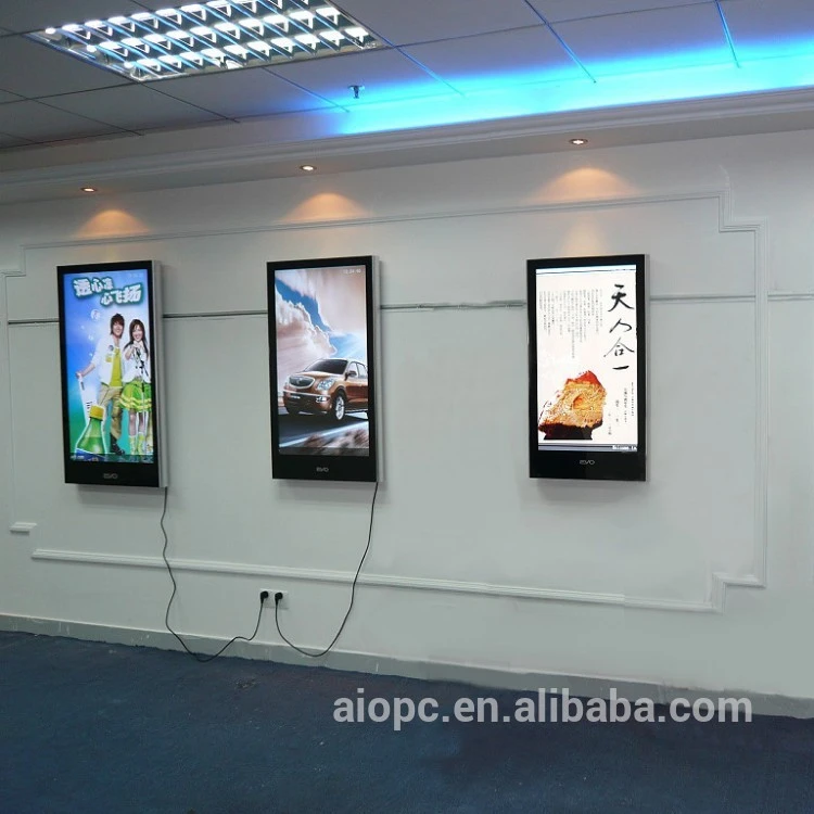 46 inch wall hanging advertising player