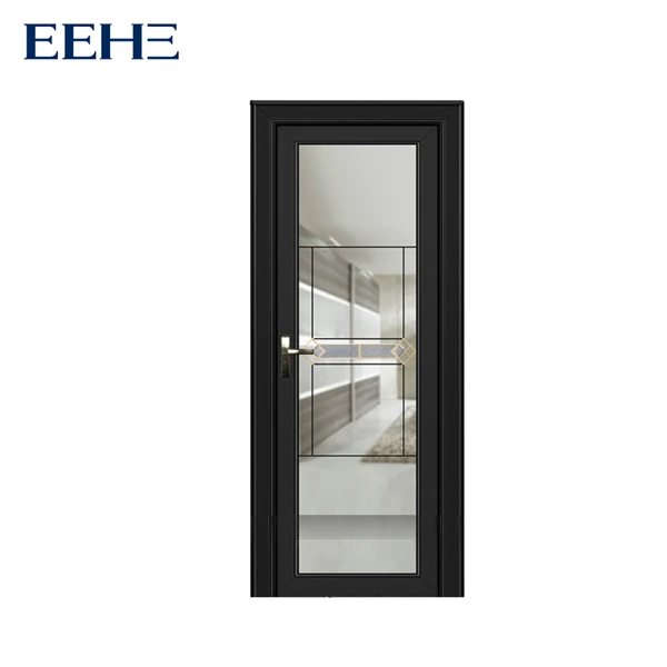 
Australia Powder Coated Aluminum Glazed toilet Swing Door 