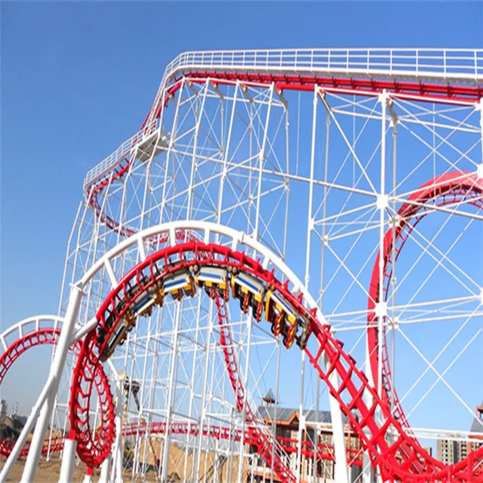 
factory direct sellshot amusement /thrilling rides 6 loops roller coaster 