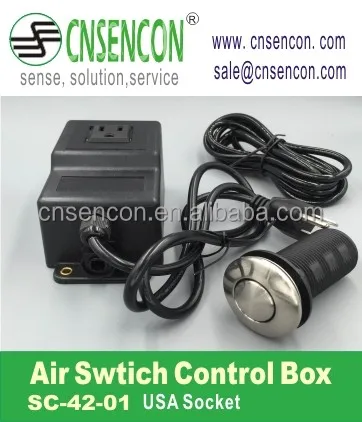 Air Switch Control box SC-42-03 (Austrlial) for food waste disposer, Spa