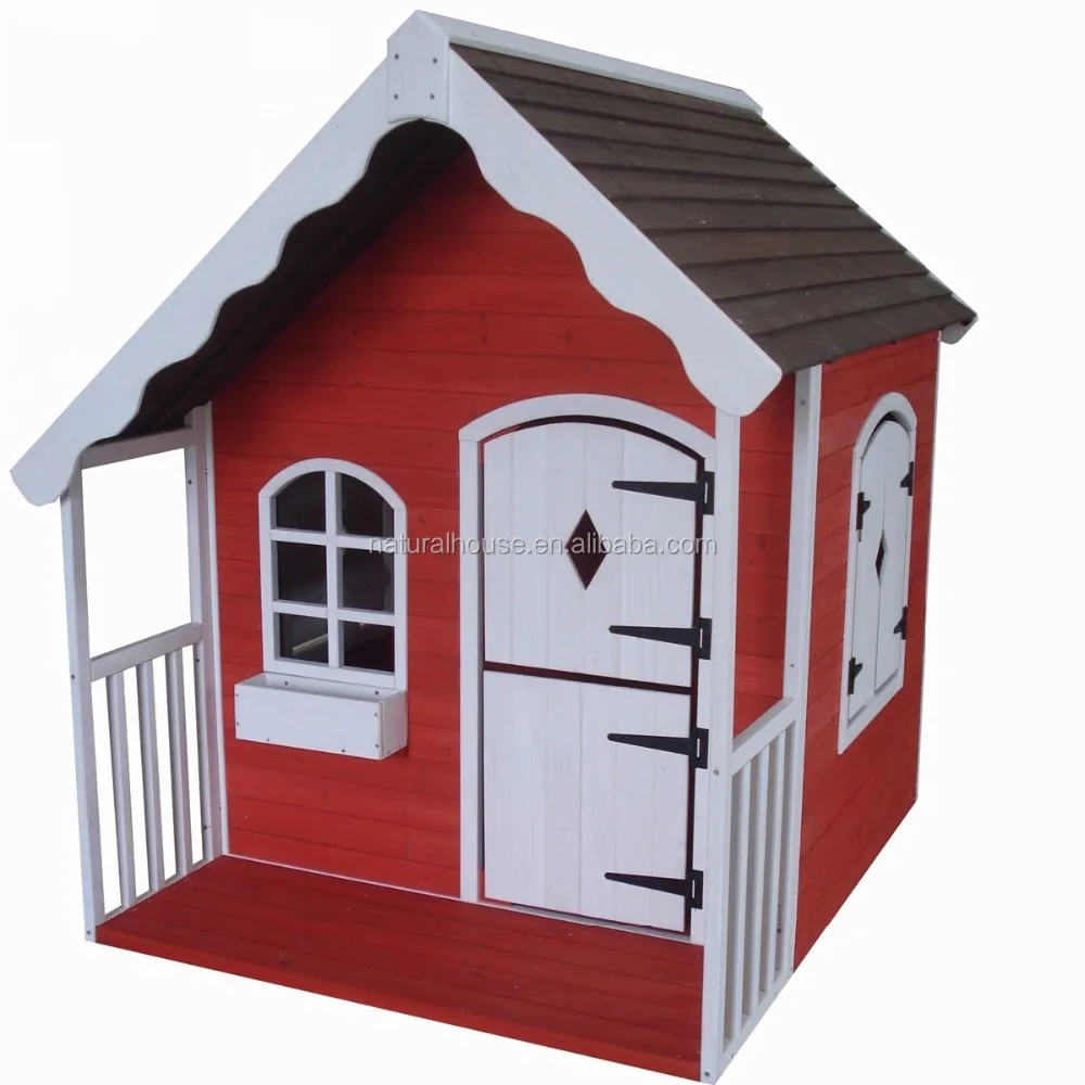 
popular cheap child playhouse, wooden cubbyhouse 