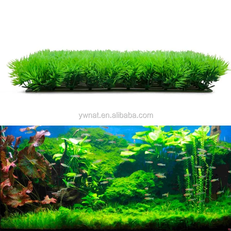 Экологичная искусственная вода, водная зеленая трава, газон, аквариумный ландшафт PTSP