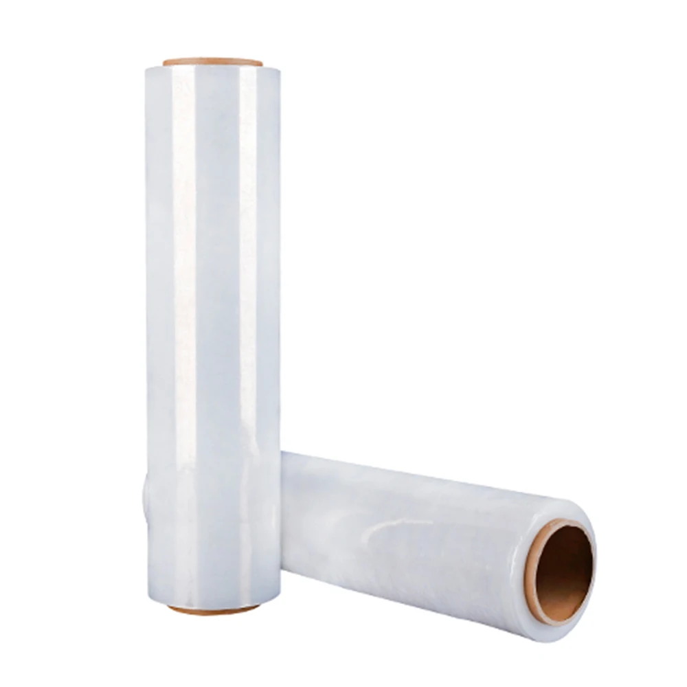 Transparent shrink material swater proof plastic hand roll wrap