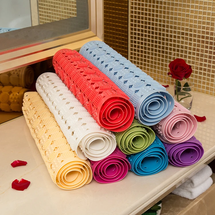 Latest arrival modern design cheap pvc waterproof antislipping bath mat