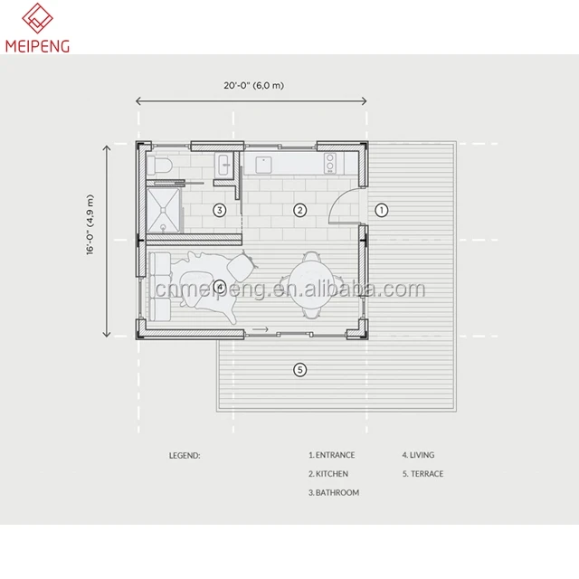 Container house for restaurant buildings 20 feet container 40 feet container