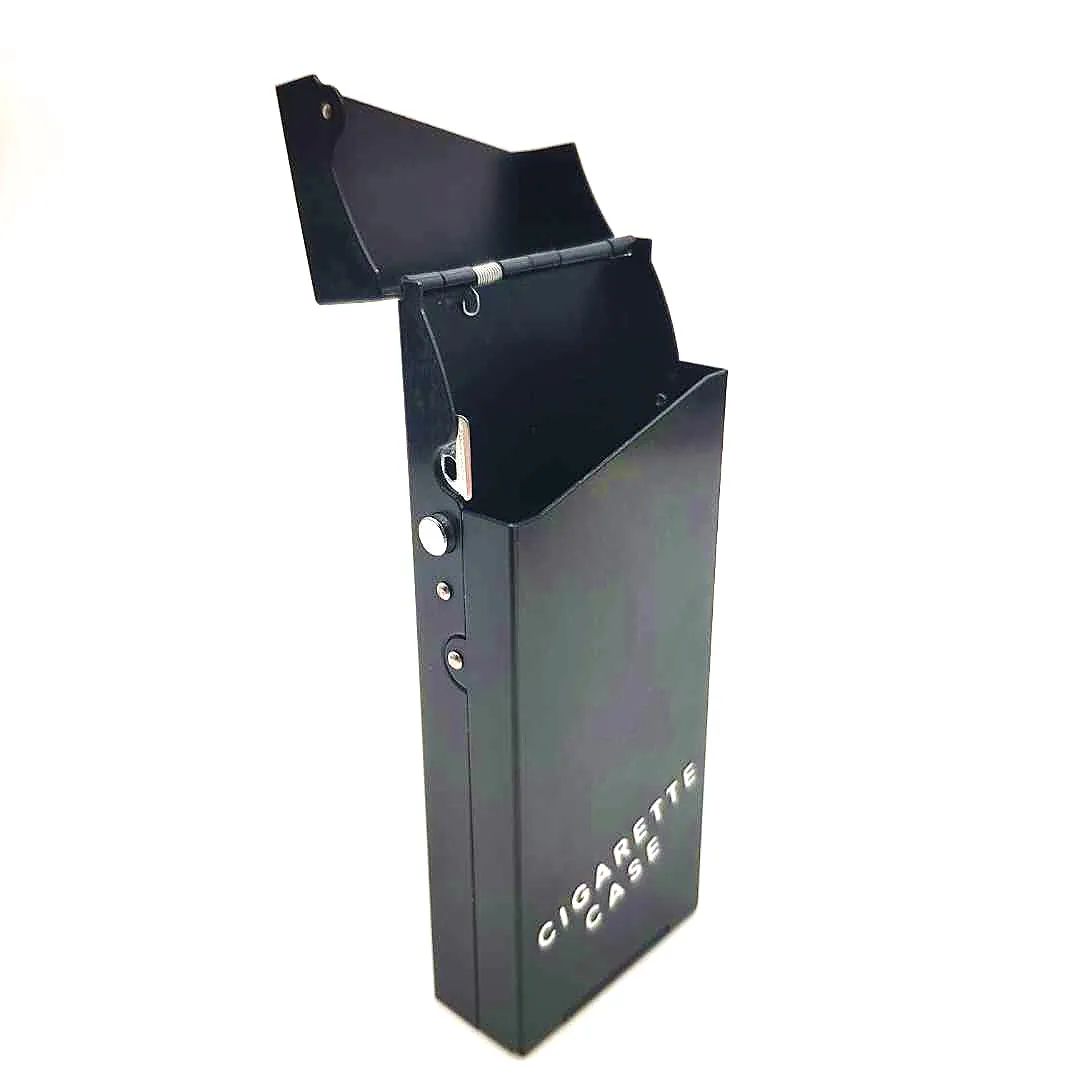  Элегантная Алюминиевая табачная сигарета металлическая коробка с