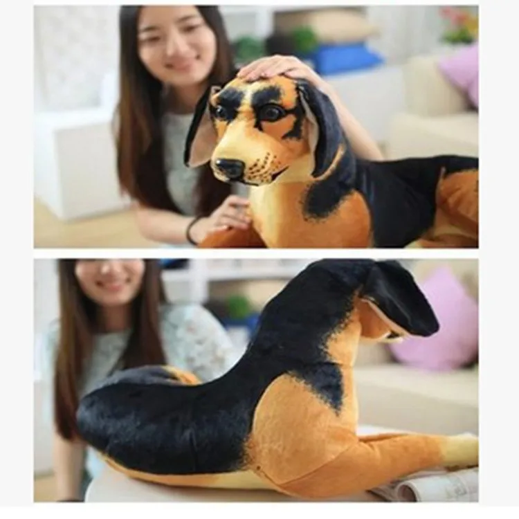 cute soft cuddly large realistic dog stuffed animals plush toy for sale