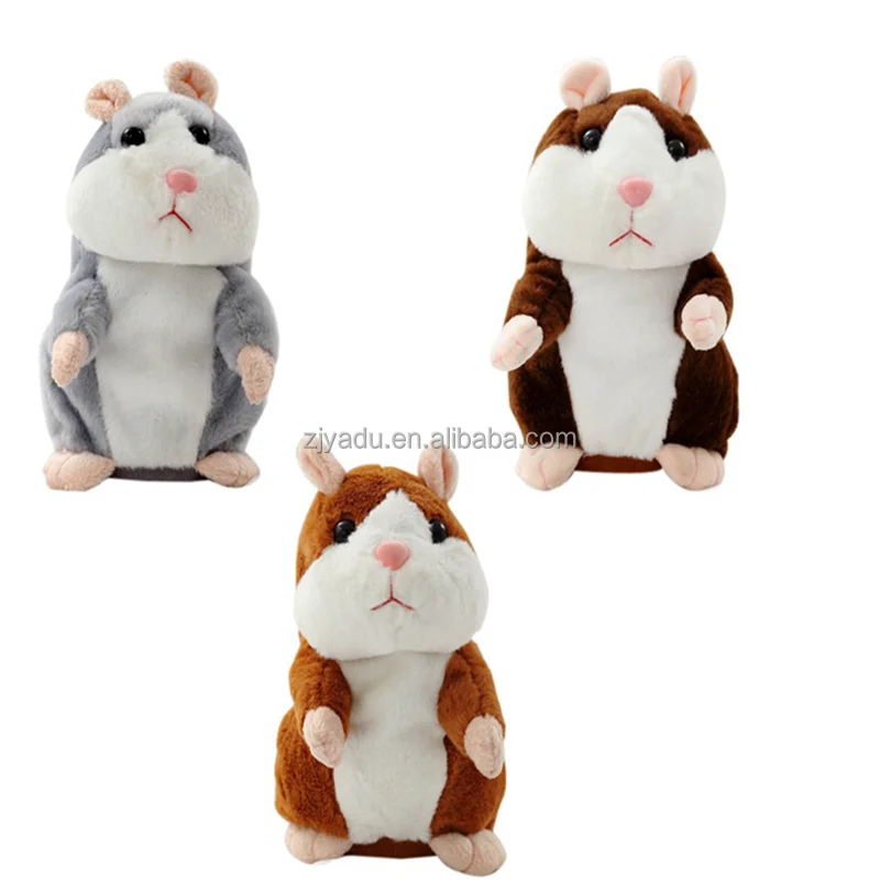 Cute Walking Repeat Talking X Dancing Hamster / Plush Hamster Toy / Plush Speaking Nodding Hamster Animal Toy For Kid