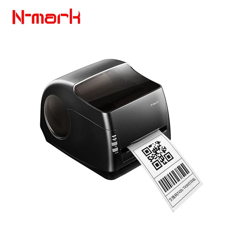 N-mark D431 Print Jewelry Tag Clothing Tag Sticker Thermal Label Barcode Printer For Compatible With Zebra Argox TSC