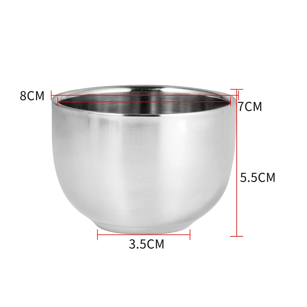 mens soap bowl custom stainless steel mini shave bowl