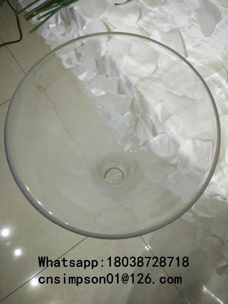 Прозрачная стеклянная ваза, центральный столик для свадебного стола, цветочный держатель, центральный элемент