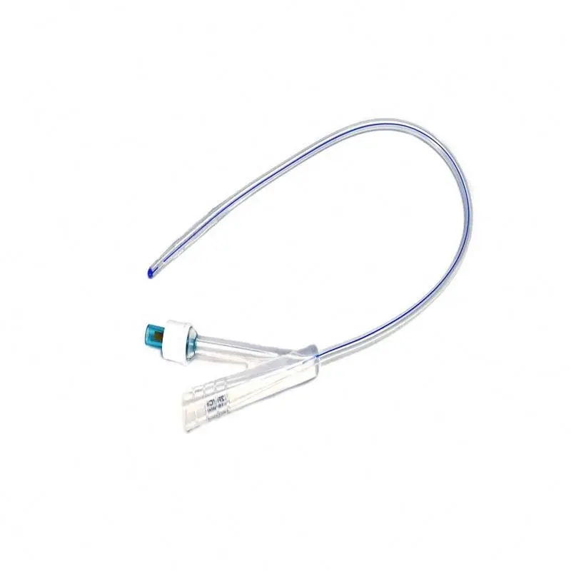 
2 way silicone foley catheter,double balloon silicone foley catheter 