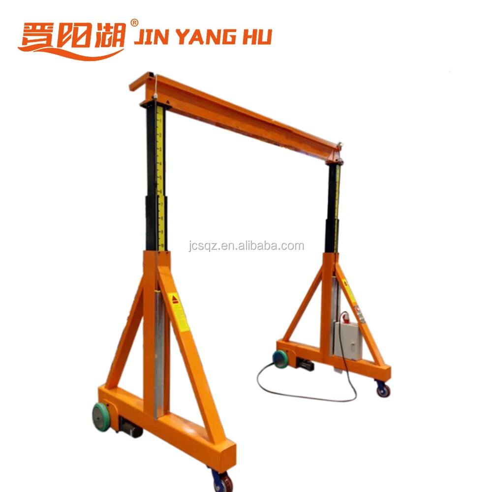 used single girder outdoor rubber tyre 1ton 3ton 5ton 10 ton mobile gantry crane