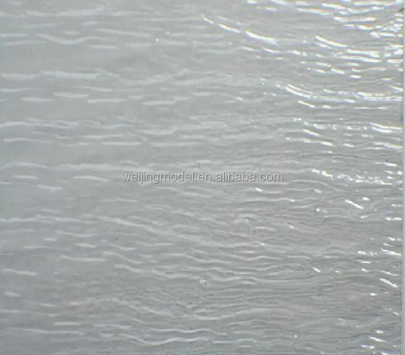 scale building materials lake water soft film in model maker