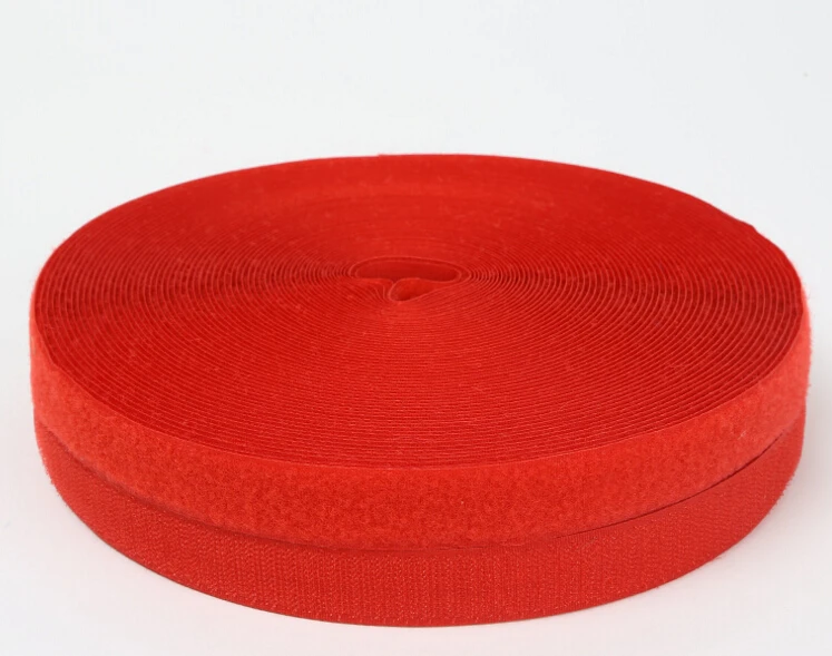 Manufacturer colored hook and loop strap for garment and shoes